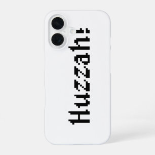 Coque iPhone 16 Huzzah 8 bits !