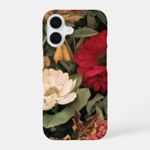 Coque iPhone 16 Illustration botanique vintage