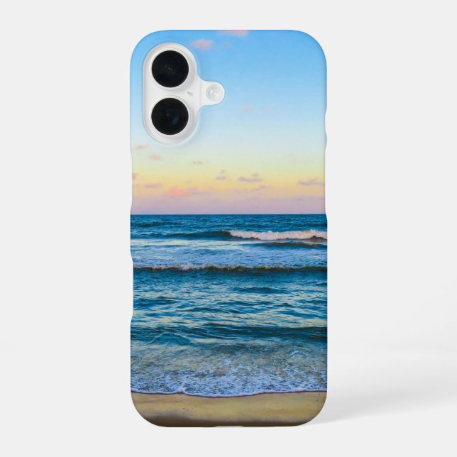 Coque iPhone 16 Image de plage sur étui d'iphone (Verso)