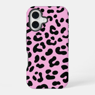 Coque iPhone 16 Imprimer Pastel Pink Cheetah