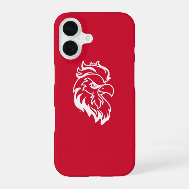 Coque iPhone 16 Jacksonville State University Gamecocks Red Eagle (Verso)