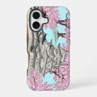 Japonais Sakura Castle Art - Cherry Blossom Printe