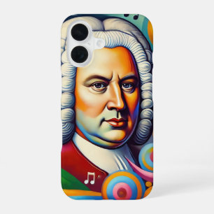 Coque iPhone 16 Johann Sebastian Bach Portrait