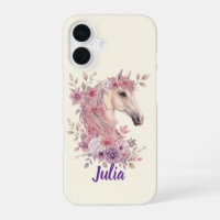 Jolies Poneys Fleurs au Pastel Cheval