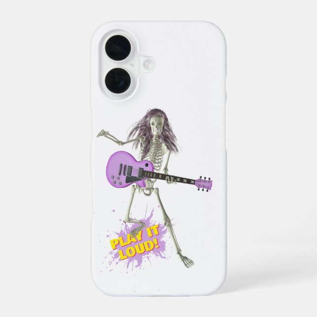 Coque iPhone 16 Jouez fort !  (Verso)