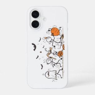 Coque iPhone 16 La grande bataille de bonbons d'Halloween – Bâton 