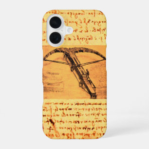 Coque iPhone 16 L'ARBALÈTE GÉANTE Dessin de Léonard de Vinci