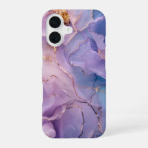 Lavande Royale Luxe Marbre Violet Doux Or