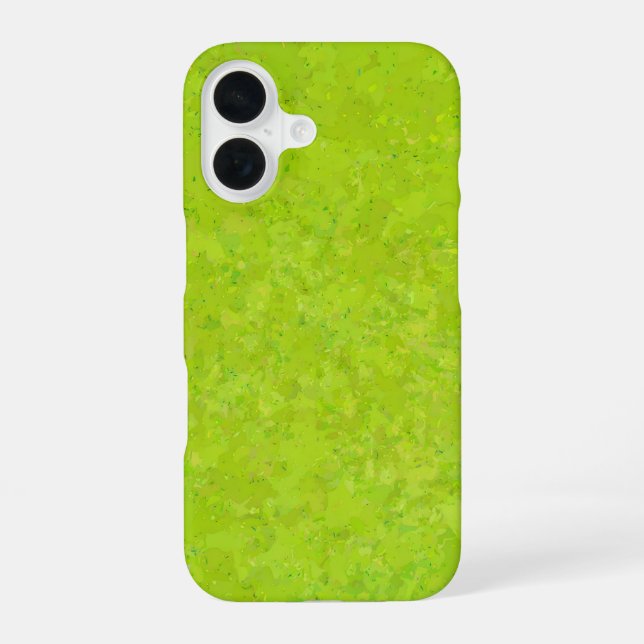 Coque iPhone 16 Light Green Texture Artistic (Verso)