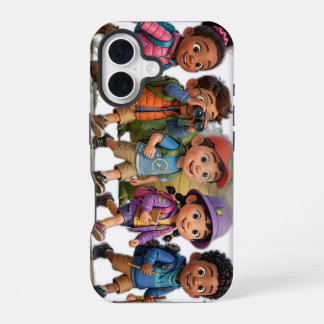 Coque iPhone 16 Lil' Bayou Explorers Signature - Brillante Résista