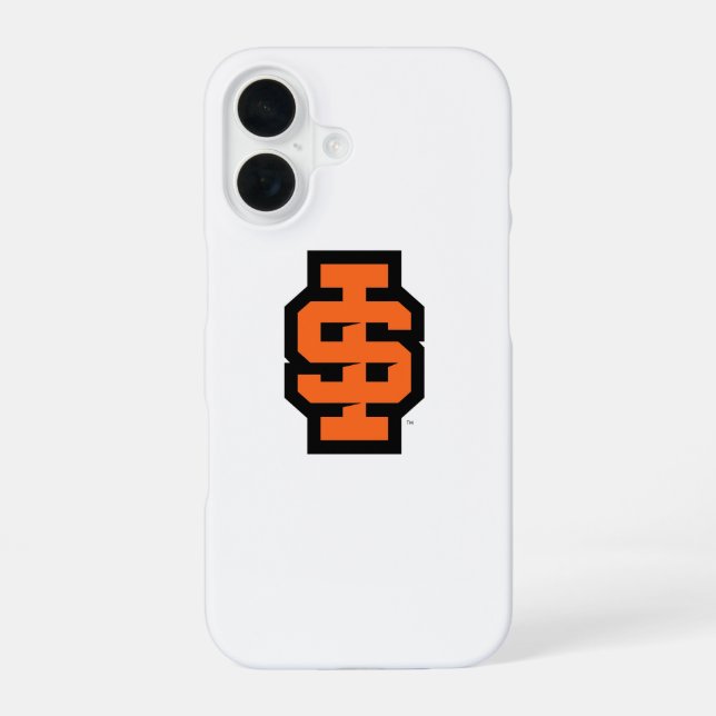 Coque iPhone 16 Logo de l'Université d'État de l'Idaho (Verso)