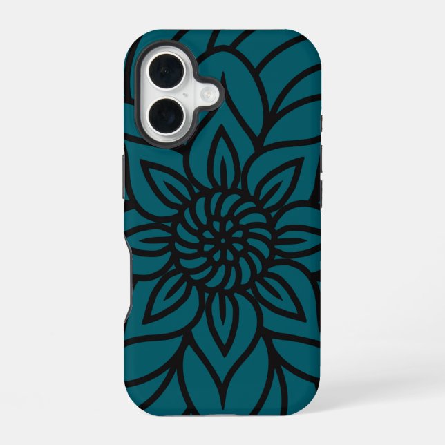Coque iPhone 16 Mandala Design Phone Case (Verso)
