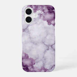 Coque iPhone 16 Marbre Violet
