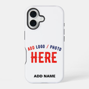 COQUE iPhone 16 MARQUE BLANCHE MODERNE ET PERSONNALISABLE VÉRIFIÉE
