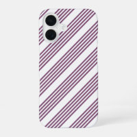 Mauve violet blanc cinq bandes motif