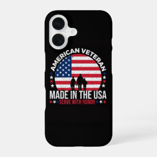 Coque iPhone 16 Merci pour votre service : Jour des vétérans 2025