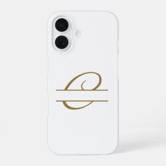 Coque iPhone 16 Monogrammes