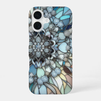 Coque iPhone 16 Mosaïque de verre Art Déco