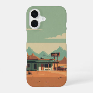 Coque iPhone 16 Motel de la route du désert