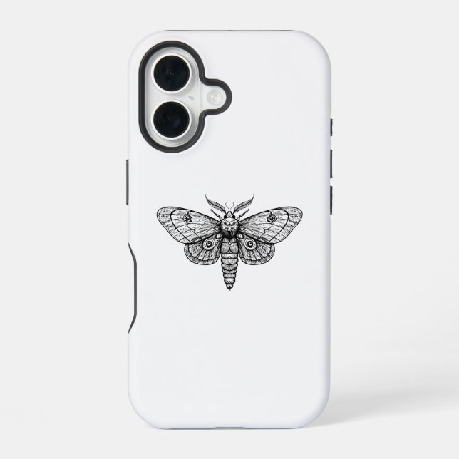 Coque iPhone 16 Moth (Verso)