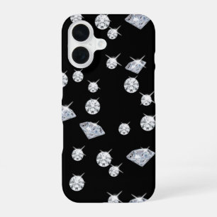 Coque iPhone 16 Motif de diamants modernes