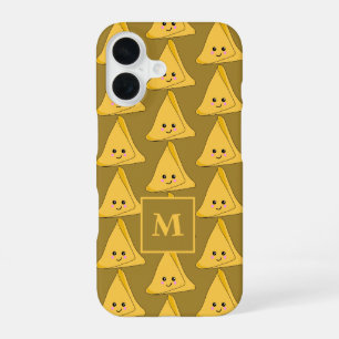 Coque iPhone 16 Motif de nourriture Kawaii Snack indien Samosa