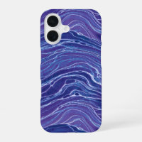 Motif Lavender Blue Abstrait Waves