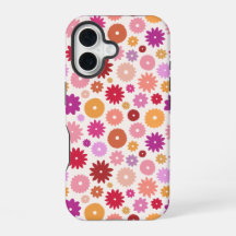 Motif Répété de Fleurs Colorées