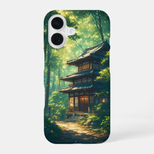 Coque iPhone 16 Murmures de la forêt : une retraite japonaise cach