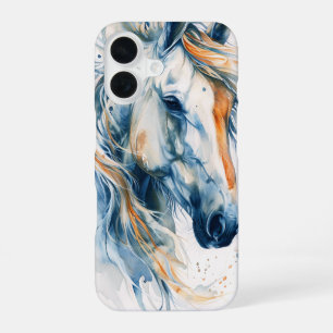 Coque iPhone 16 Noble Cheval Blanc