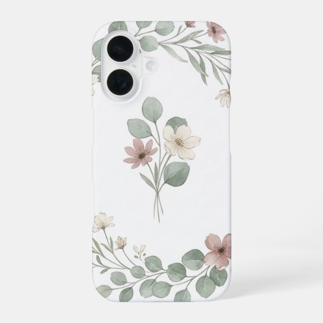 Coque iPhone 16 Paradis Floral (Verso)