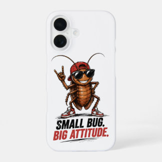 Coque iPhone 16 Petit insecte. Grande attitude. | Drôle de blatte