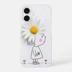 Coque iPhone 16 Petite fille et salope blanche
