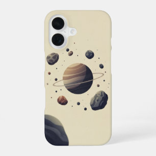 Coque iPhone 16 Pierres orbitales vintage