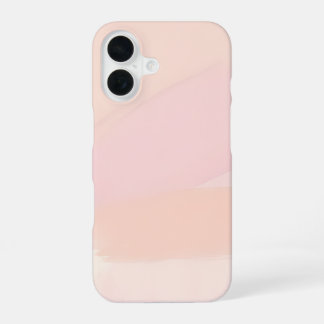 Coque iPhone 16 Pinceau pastel abstrait