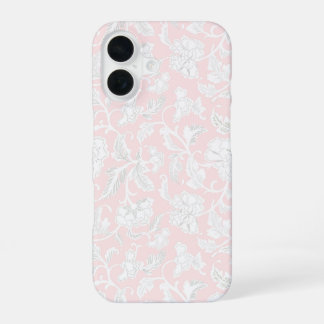 Coque iPhone 16 Pink Vintage Floral iPhone 16 coque