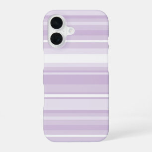 Coque iPhone 16 Poignée rayures violettes