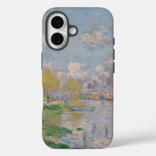 Coque iPhone 16 Printemps sur la Seine par Monet Impressionniste