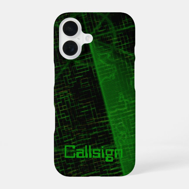 Coque iPhone 16 Radar (Verso)