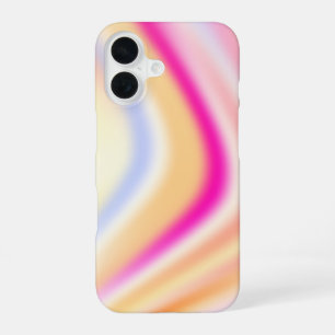 Coque iPhone 16 Rainbow Hologram Girly Luxe élégant chic tendance