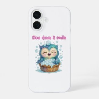 Coque iPhone 16 Ralentir et sourire - Vibes positives