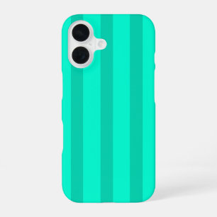 Coque iPhone 16 Rayures vert sauge