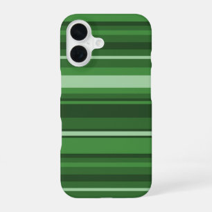 Coque iPhone 16 Rayures vertes
