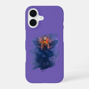 Coque iPhone 16 Renaissance. Squelette avec des ailes se levant