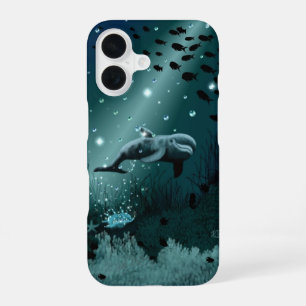 Coque iPhone 16 Rêve de dauphin