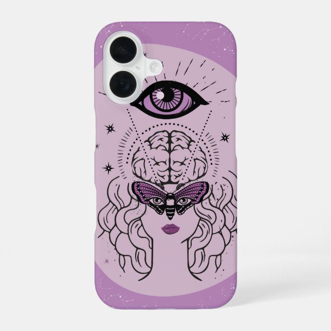Coque iPhone 16 Réveiller l'oeil intérieur (Verso)