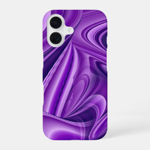 Coque iPhone 16 Rêves de Fleur Violette