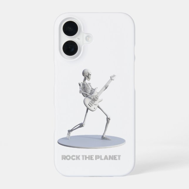 Coque iPhone 16 Rock The Planet (Verso)