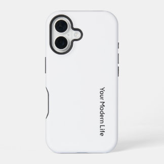 Coque iPhone 16 Sacoche téléphonique simple - Votre vie moderne