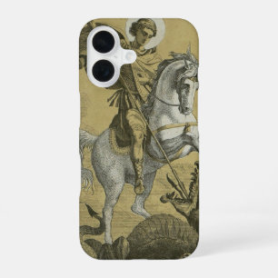 Coque iPhone 16 Saint George Patron d'Angleterre